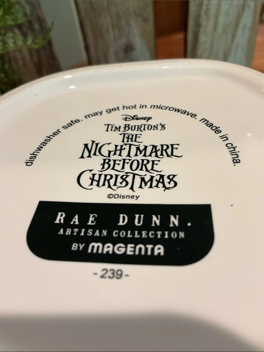 Rae Dunn PUMPKIN KING Jack Skellington Mug